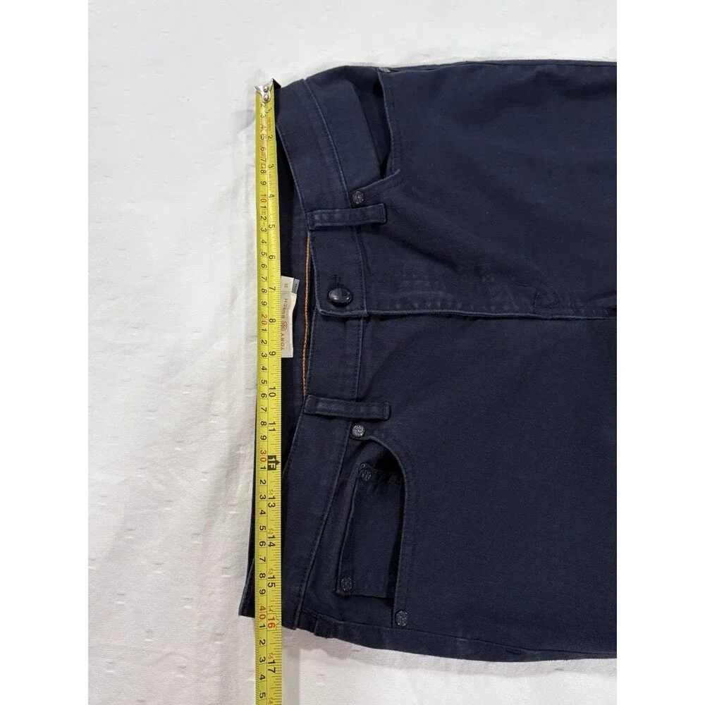 Tory Burch Navy Blue Stretch Pants Womens Size 31 Slim 5-Pocket Style 90001209